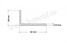 Cornier aluminiu 60x30x3.0 mm  1